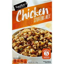 Signature Select Chicken Flavored Stuffing Mix Box - 6 Oz