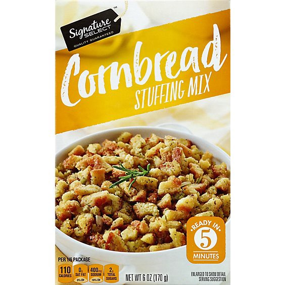 slide 1 of 1, Signature Select Stuffing Mix Box - 6 Oz, 6 oz