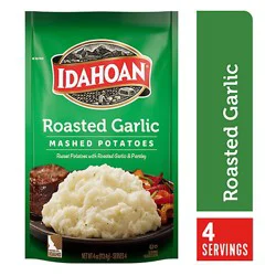 Idahoan Roasted Garlic Mashed Potatoes Pouch - 4 Oz