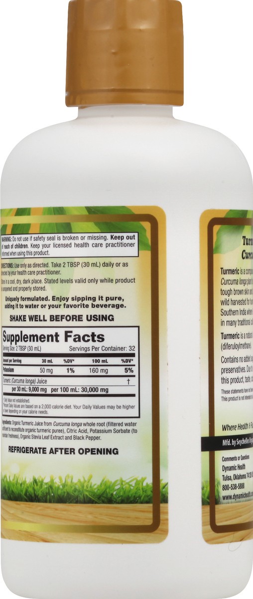 slide 9 of 10, Dynamic Health Turmeric Gold 32 oz, 32 oz