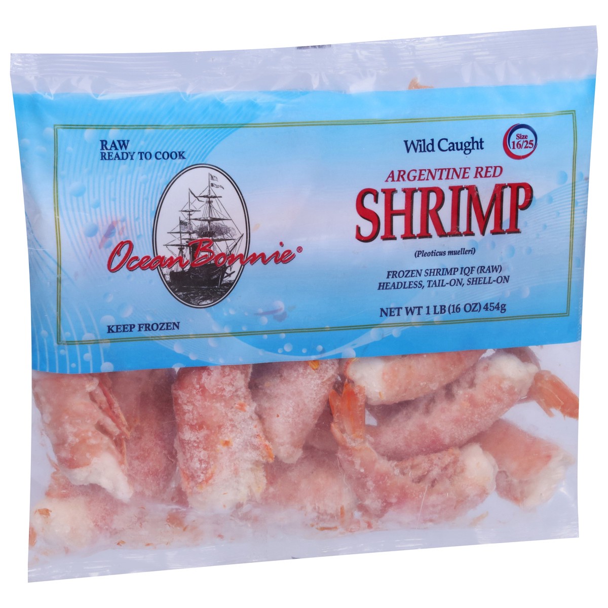 slide 12 of 13, Ocean Bonnie Wild Caught Agentine Red Shrimp 1 lb, 1 lb