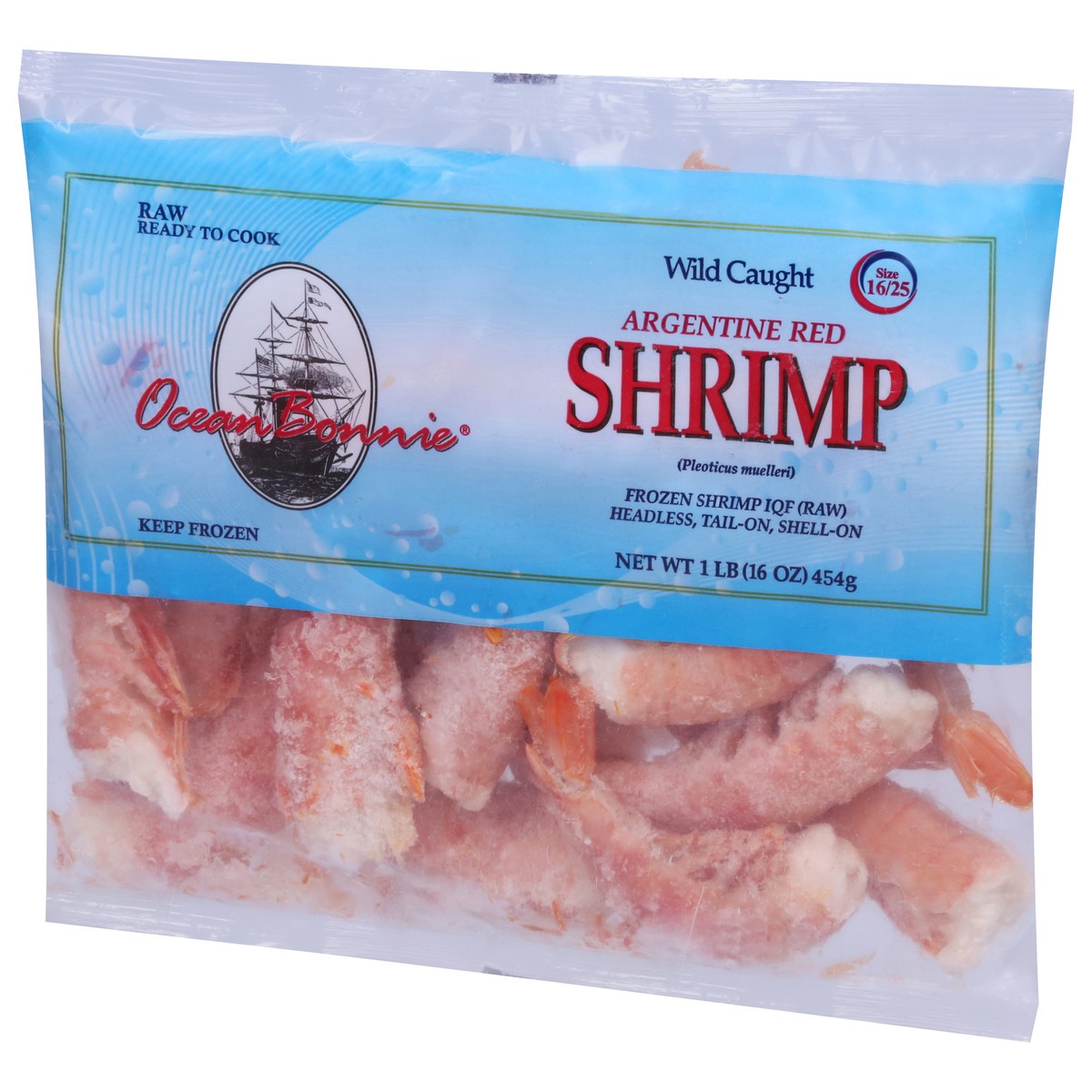 slide 2 of 13, Ocean Bonnie Wild Caught Agentine Red Shrimp 1 lb, 1 lb