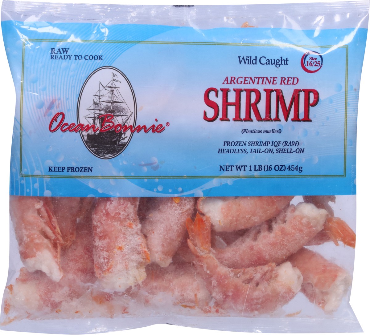 slide 13 of 13, Ocean Bonnie Wild Caught Agentine Red Shrimp 1 lb, 1 lb