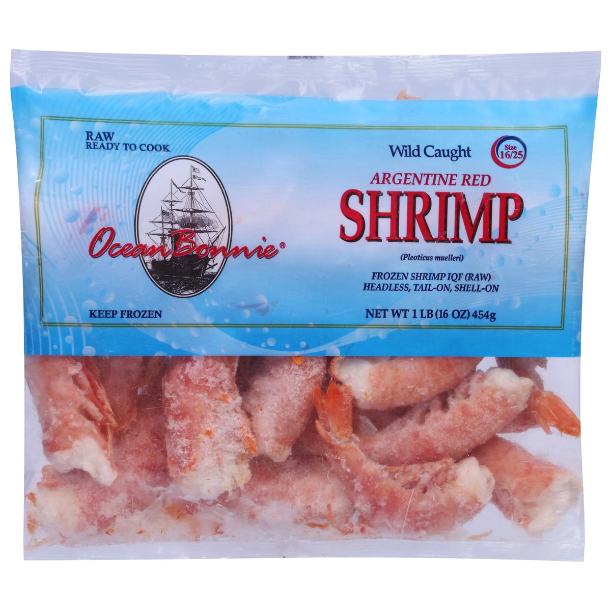 slide 4 of 13, Ocean Bonnie Wild Caught Agentine Red Shrimp 1 lb, 1 lb