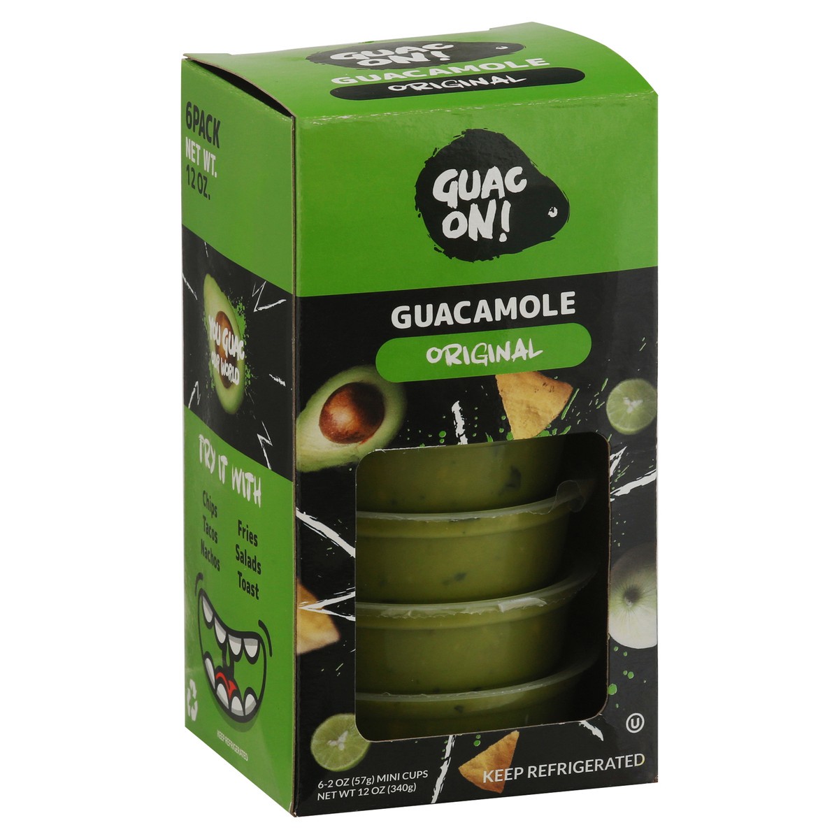 slide 2 of 13, Guac On! Original Guacamole 6 - 2 oz Cups, 6 ct
