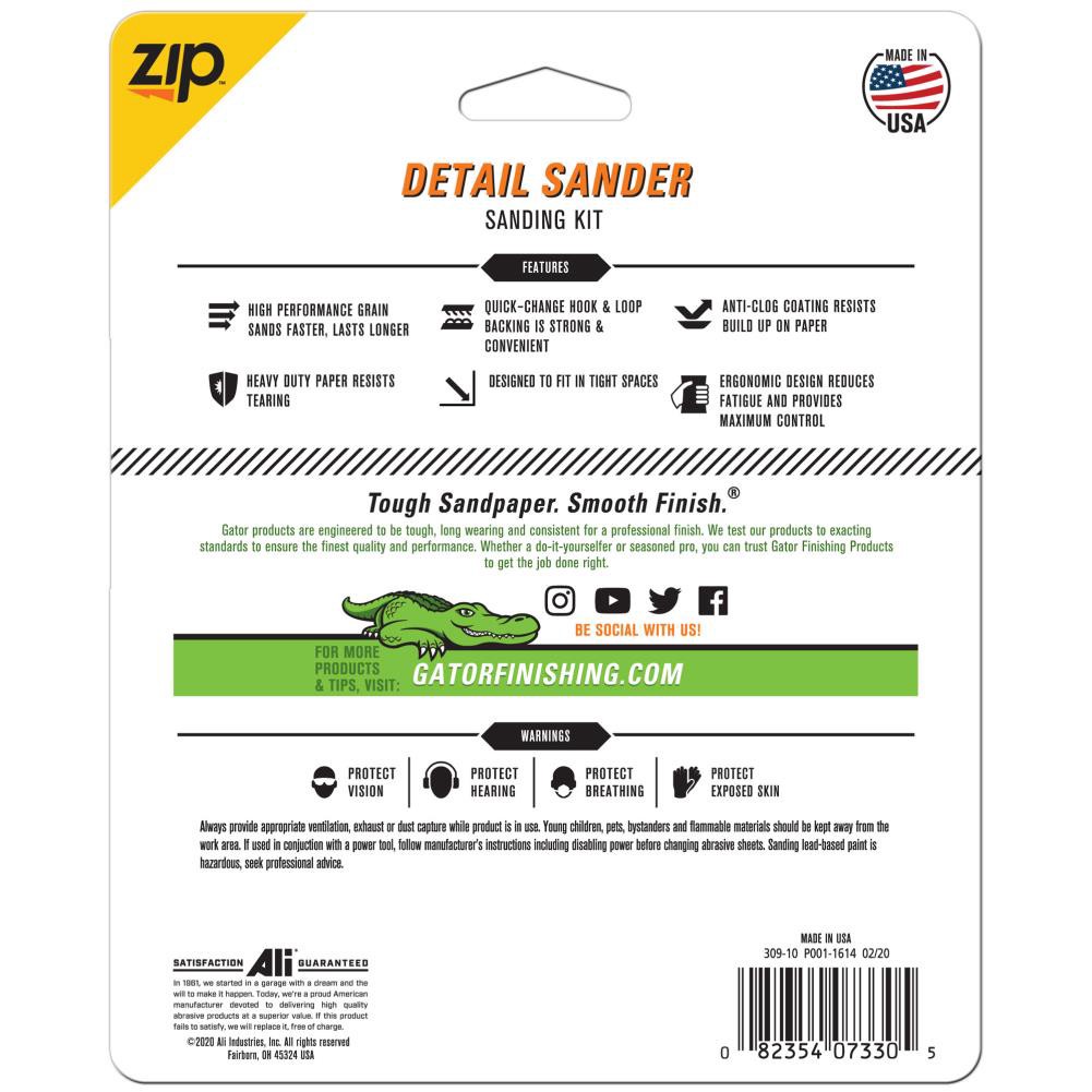 slide 3 of 6, Gator Hand sander 3.75-in x 5.25-in, 1 ct