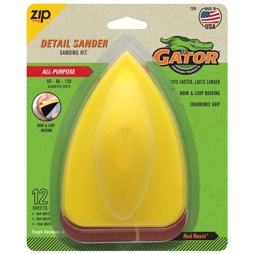 slide 1 of 6, Gator Hand sander 3.75-in x 5.25-in, 1 ct