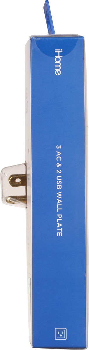 slide 7 of 9, iHome Surge AC & USB Wall Plate 1 ea, 1 ct
