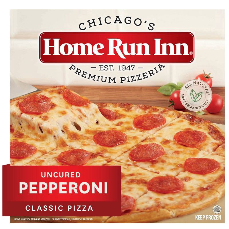 slide 1 of 9, Home Run Inn Uncured Pepperoni Pizza, 28 oz