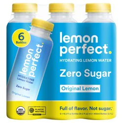 Lemon Perfect Original Lemon Hydrating Lemon Water, 15.2 Fl Oz 6-Pack