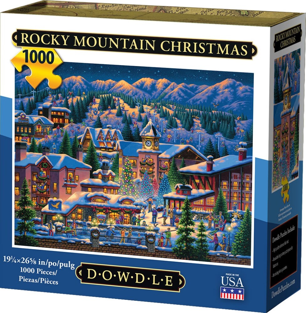 slide 1 of 1, Dowdle Rocky Mountain Christmas Jigsaw Puzzle, 1000 ct