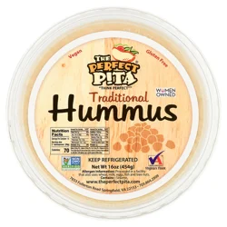 The Perfect Pita Gluten Free Vegan Traditional Hummus