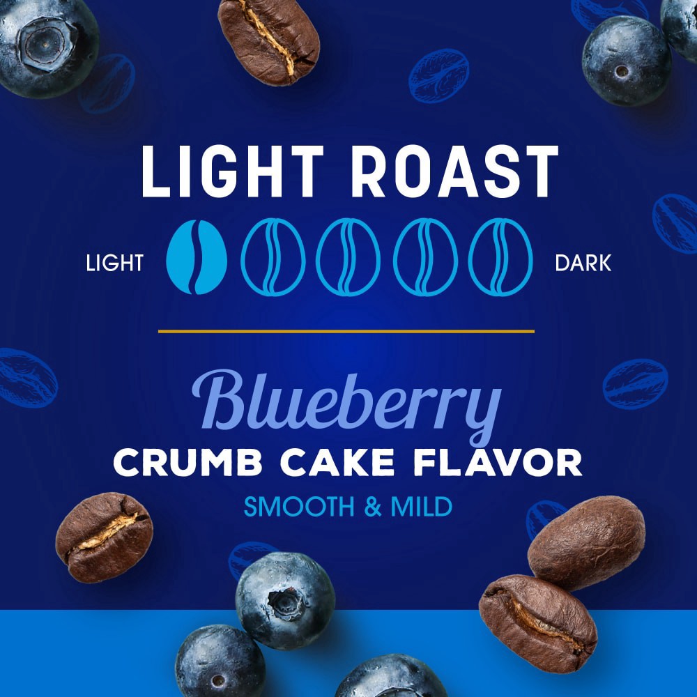 slide 4 of 5, Kroger Blueberry Crumb Cake Coffee - 12 ct, 12 ct