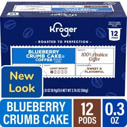 Kroger Blueberry Crumb Cake Coffee - 12 ct