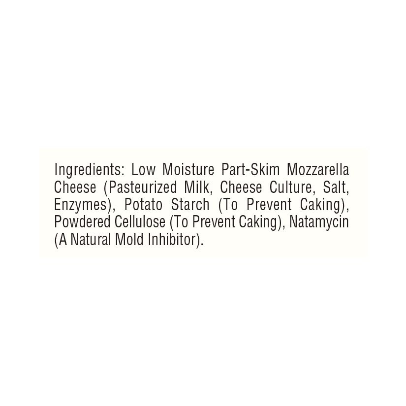 slide 8 of 8, Sargento Off The Block Mozzarella Traditional Cut Shredded Cheese, 8 oz