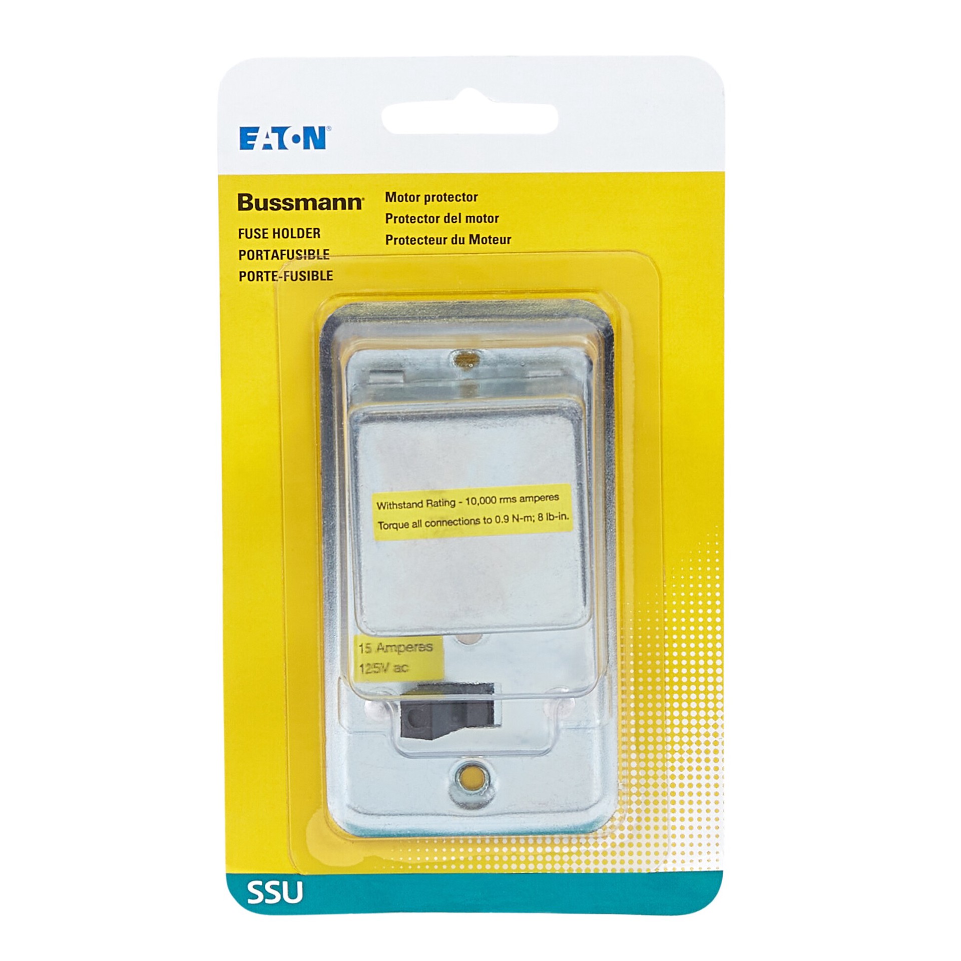 slide 2 of 3, Cooper Bussmann 15 Amp Fast acting Box cover unit Fuse, 1 ct
