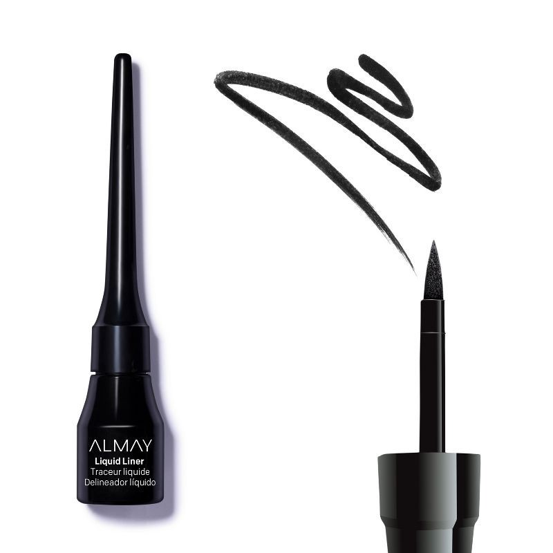 slide 3 of 8, Almay Nice Ink Liquid Eyeliner - 221 Black - 0.1 fl oz, 0.1 fl oz