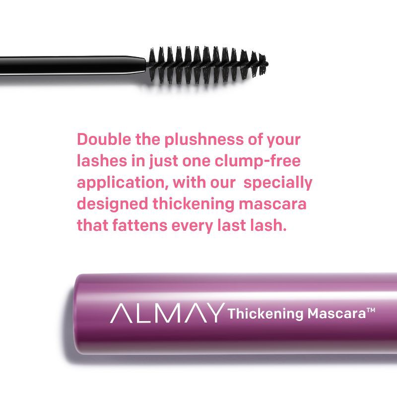 slide 4 of 7, Almay Thickening Mascara - 403 Black Brown - 0.26 fl oz, 0.26 fl oz