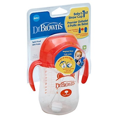 slide 1 of 1, Dr. Brown's Baby's First Straw Cup, 9 oz