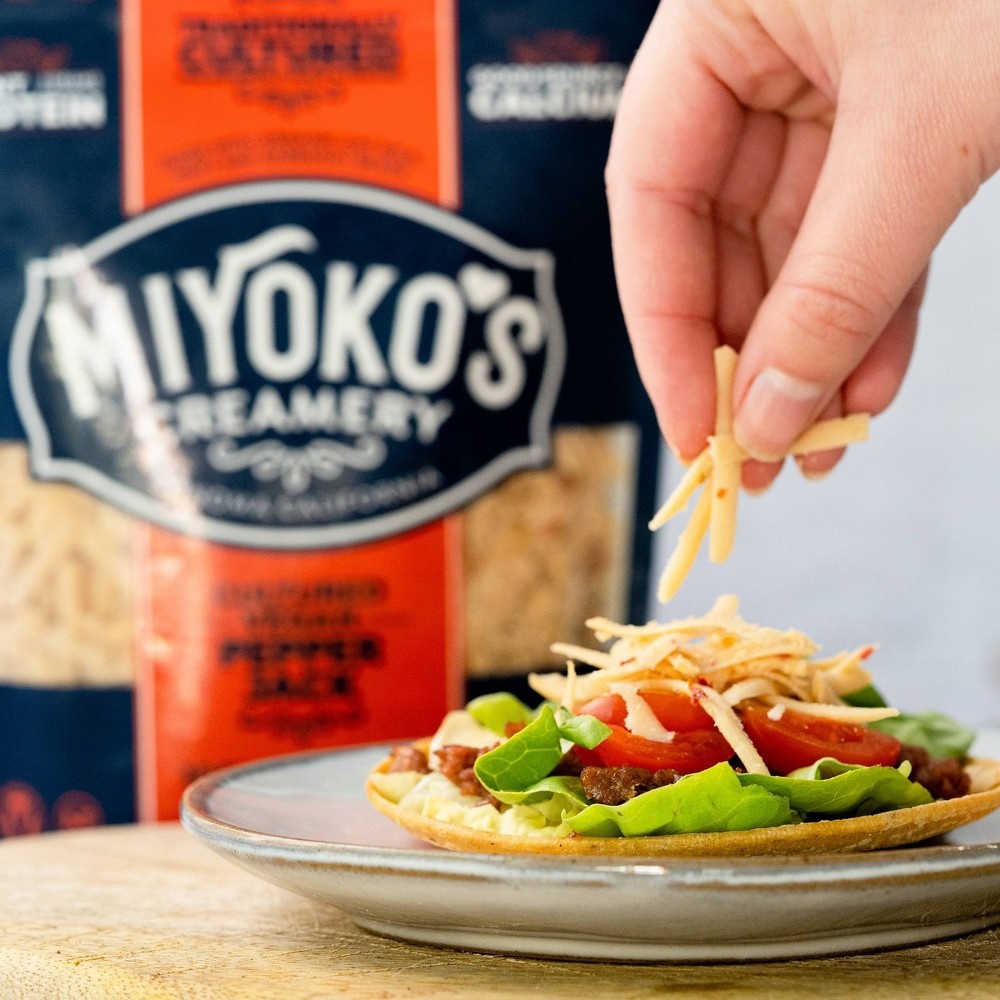 slide 4 of 5, Miyoko's Miyokos Shredded Pepper Jack Cheese, 8 oz