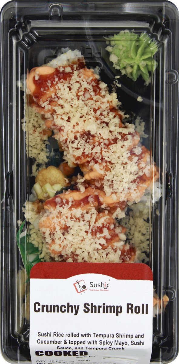 slide 1 of 4, Sushic Crunchy Shrimp Roll 10 ea, 10 ct