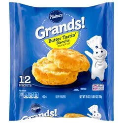 Grands! Frozen Biscuits, Butter Tastin', 12 ct., 25 oz.