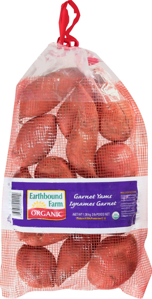 slide 2 of 6, Earthbound Farm Organic Garnet Yams, 3 lb