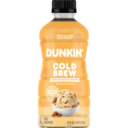 Dunkin' Butter Pecan Artificially Flavored Cold Brew Concentrated Coffee, 31 oz