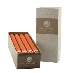 Northern Lights 10" Wide Taper Candles - Terra Cotta