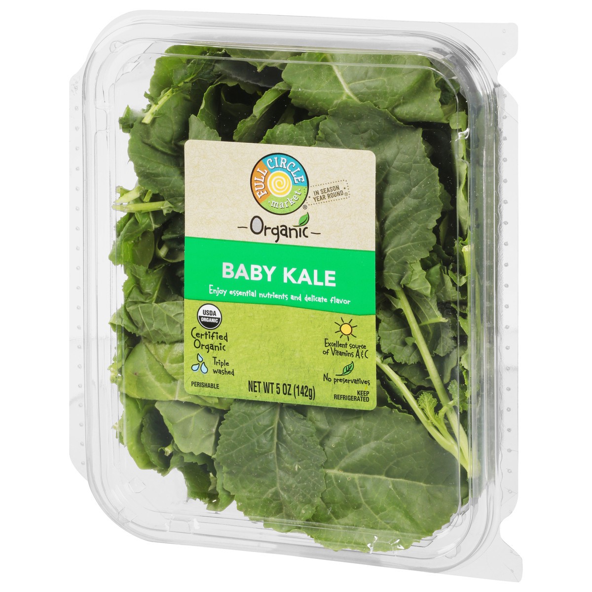 slide 3 of 9, Full Circle Organic Baby Kale, 5 oz