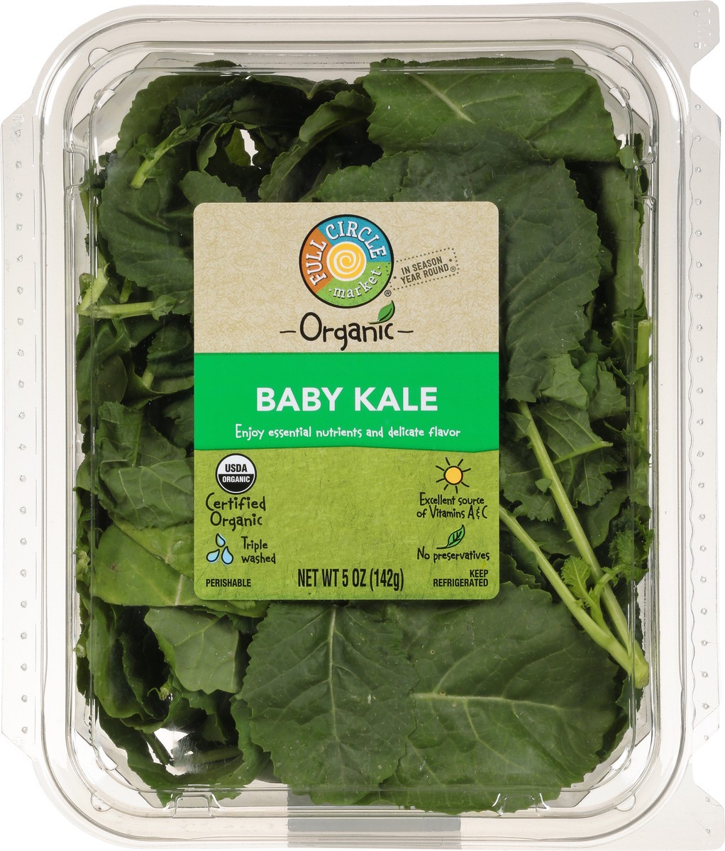 slide 6 of 9, Full Circle Organic Baby Kale, 5 oz