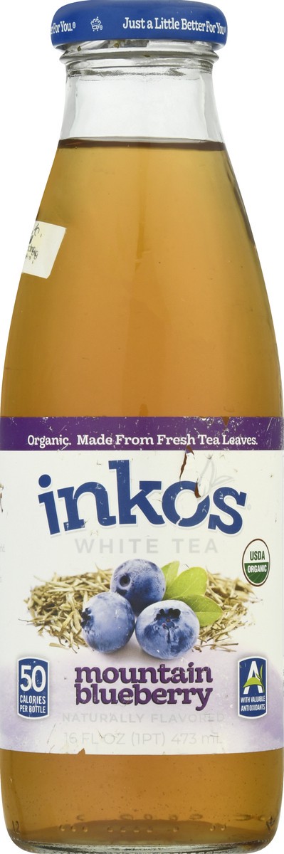 slide 3 of 13, Inko's Natural Bluebry Whte Iced Tea, 16 oz