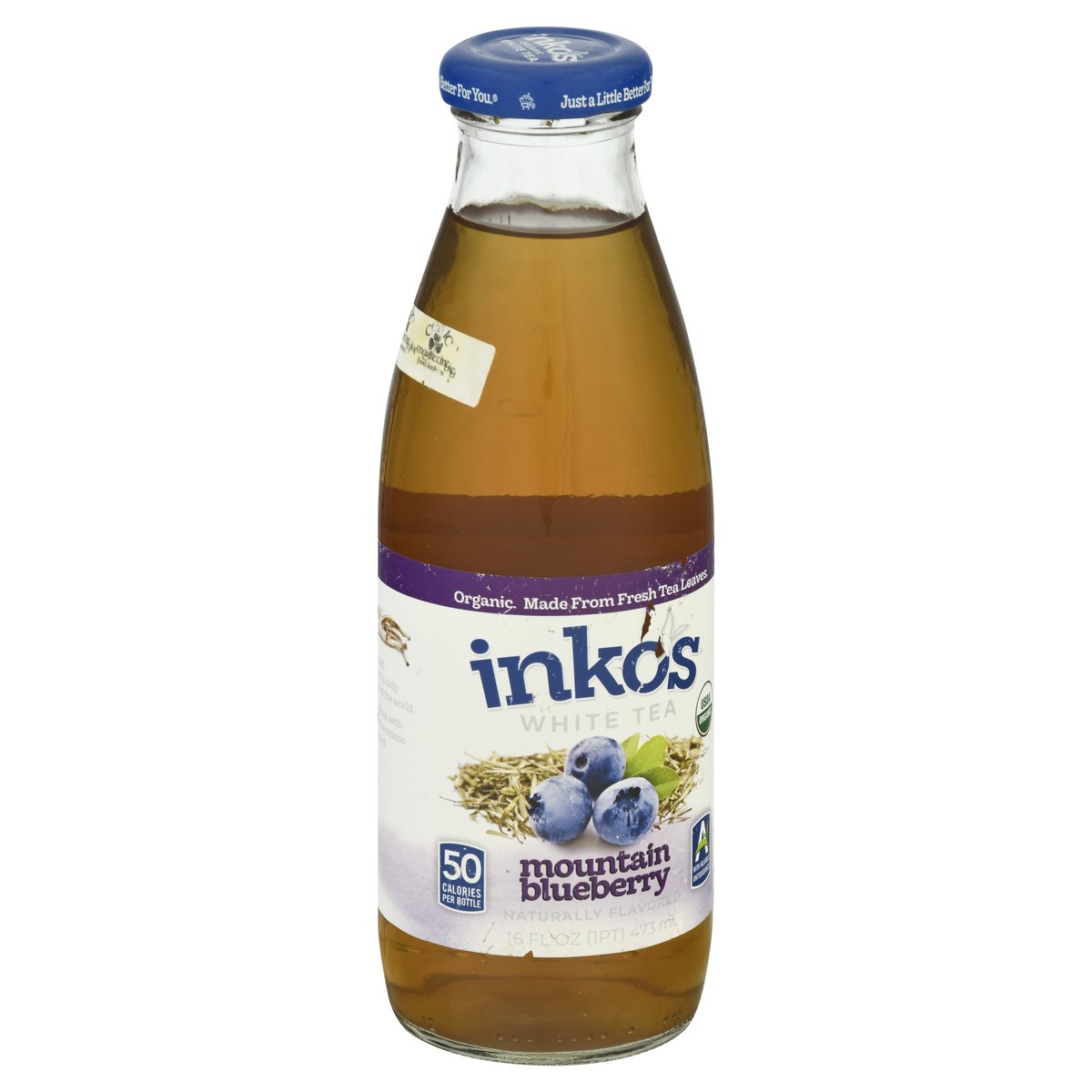 slide 13 of 13, Inko's Natural Bluebry Whte Iced Tea, 16 oz