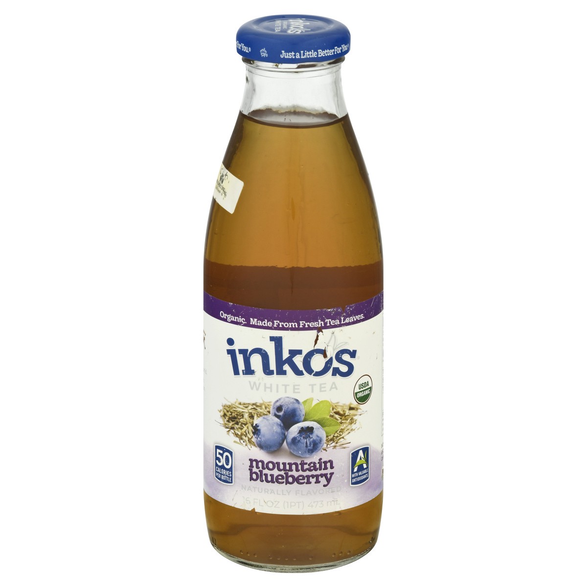 slide 4 of 13, Inko's Natural Bluebry Whte Iced Tea, 16 oz