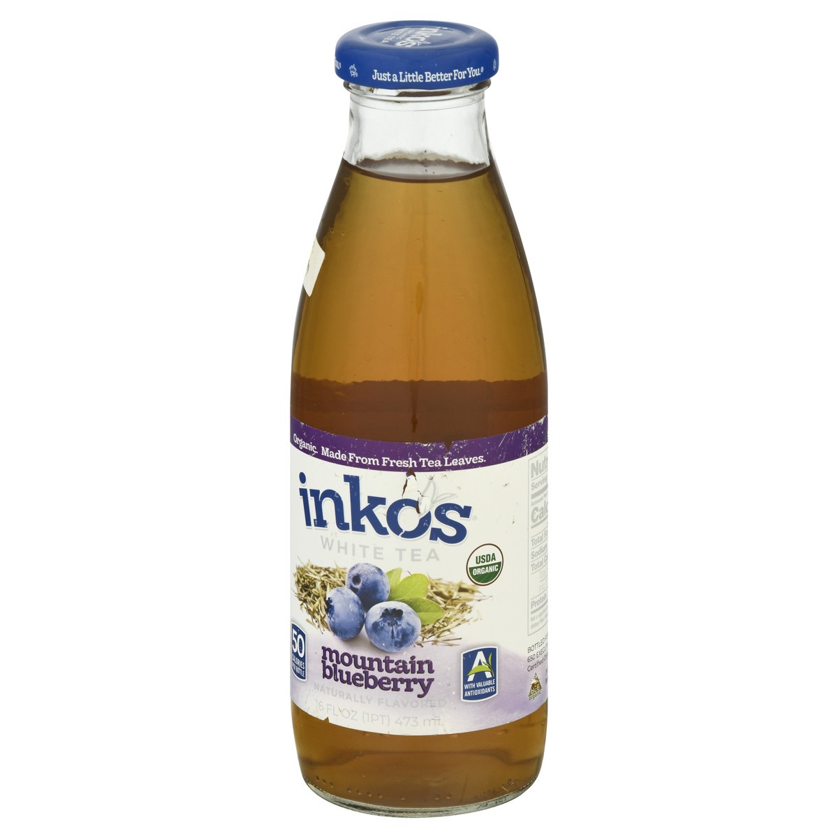 slide 5 of 13, Inko's Natural Bluebry Whte Iced Tea, 16 oz