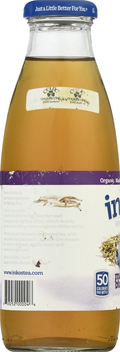 slide 9 of 13, Inko's Natural Bluebry Whte Iced Tea, 16 oz