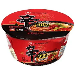 Nongshim Hot & Spicy Shin Bowl Noodle Soup - 3.03 Oz