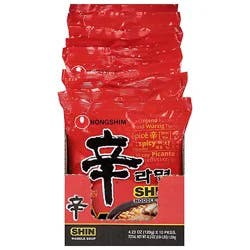 Nongshim Soup Shrimp Noodle Shin Ramyun - 4.23 Oz