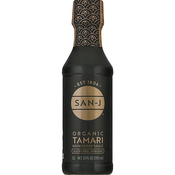 slide 1 of 1, San-J Soy Sauce Tamari White Free - 10 Oz, 10 fl oz