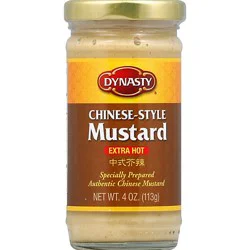 Dynasty Paste Mustard Very Hot - 4 Oz