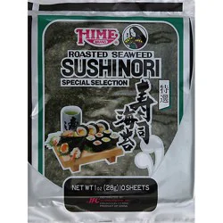 Hime Sushi Nori Roasted Seaweed 10 Count - 1 Oz