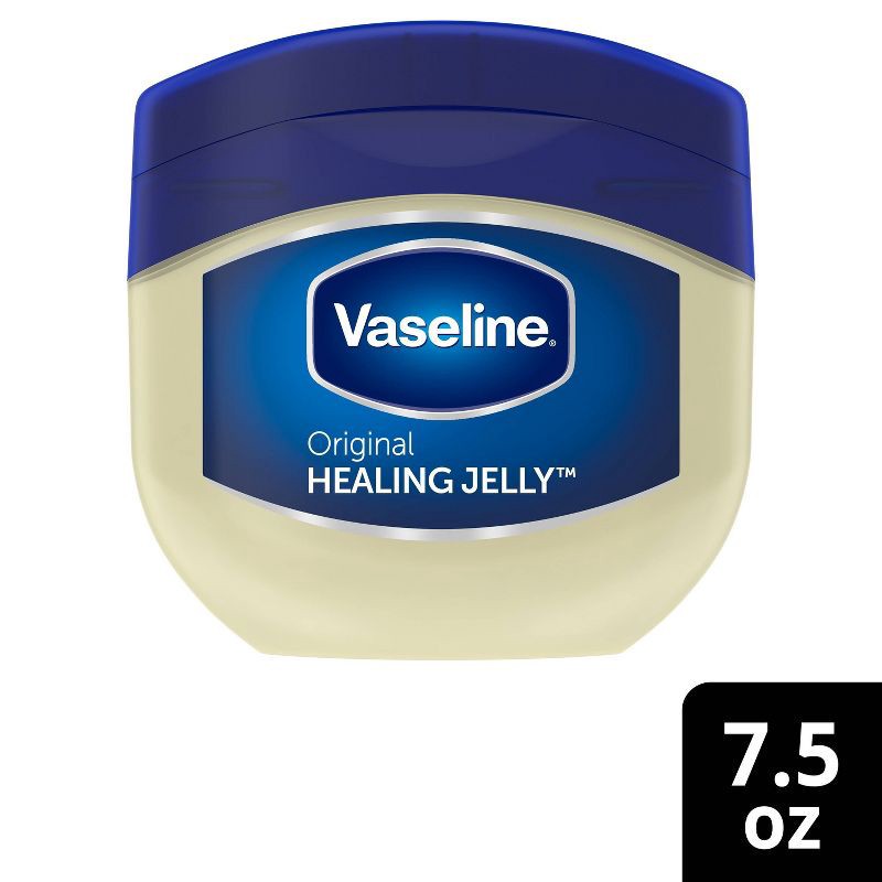 slide 1 of 8, Vaseline Original Healing Petroleum Jelly Unscented - 7.5oz, 7.5 oz