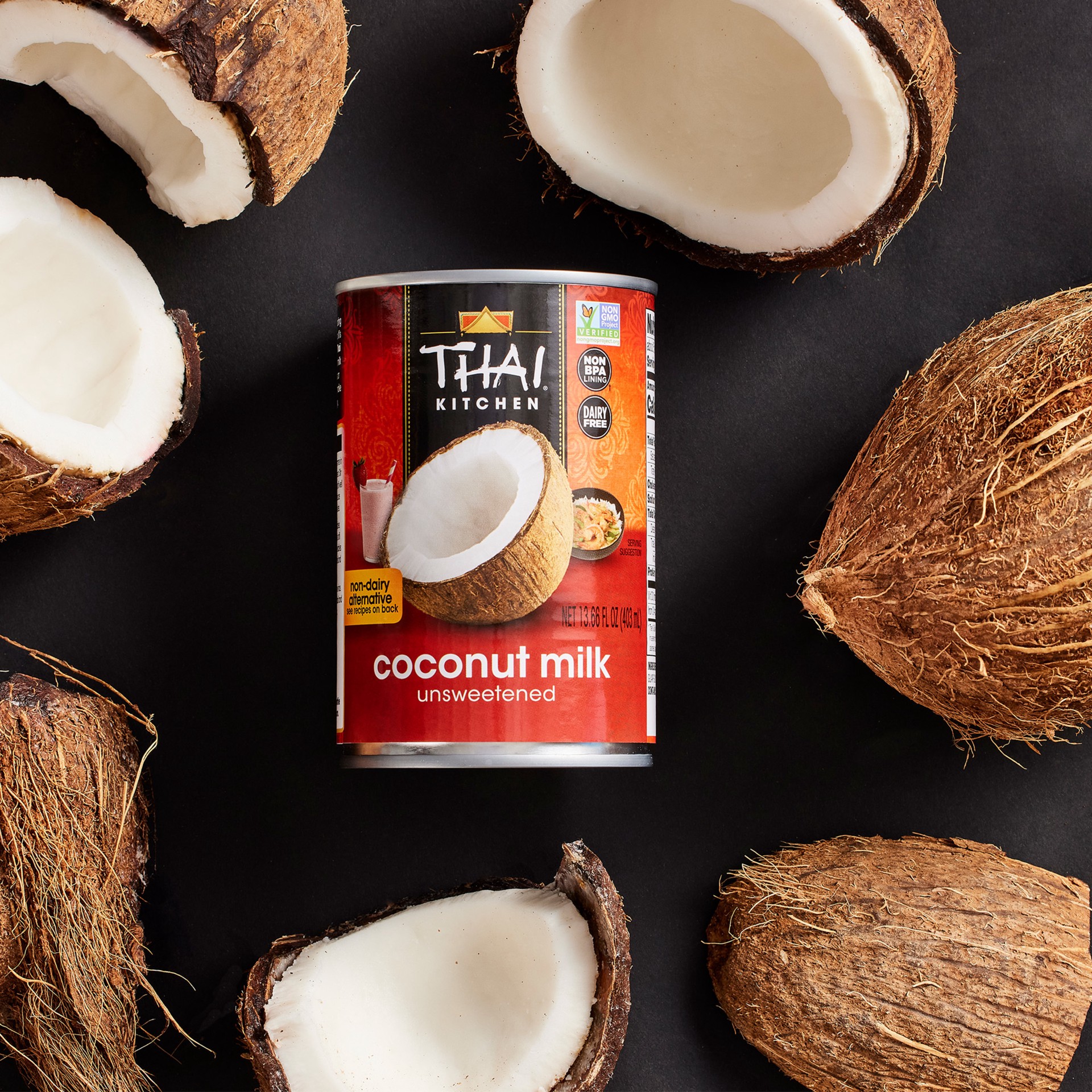 slide 8 of 8, Thai Kitchen Gluten Free Unsweetened Coconut Milk - 13.66 Fl. Oz., 13.66 fl oz