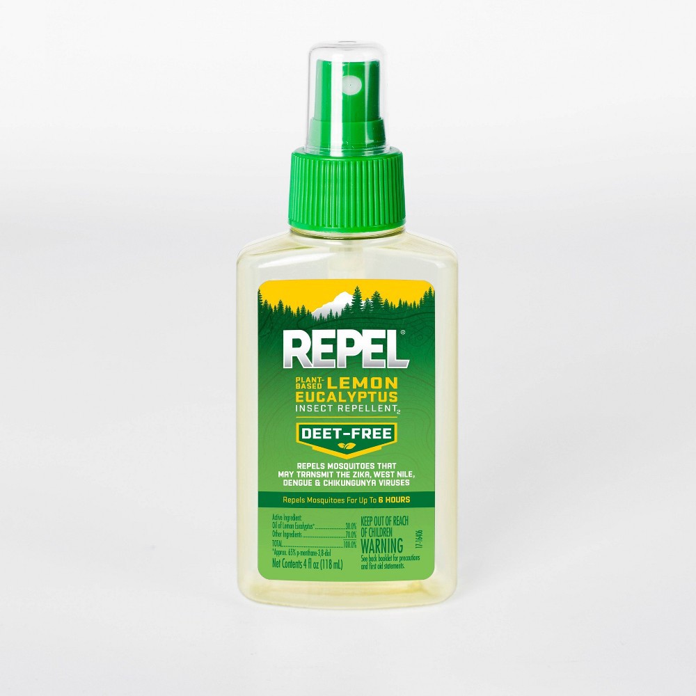 slide 2 of 5, Repel Plant-Based Lemon Eucalyptus Insect Repellent Pump Spray 4 fl oz, 4 fl oz