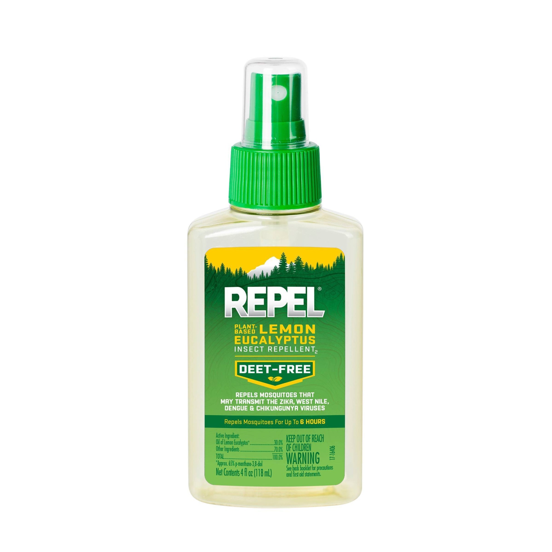 slide 1 of 5, Repel Plant-Based Lemon Eucalyptus Insect Repellent Pump Spray 4 fl oz, 4 fl oz