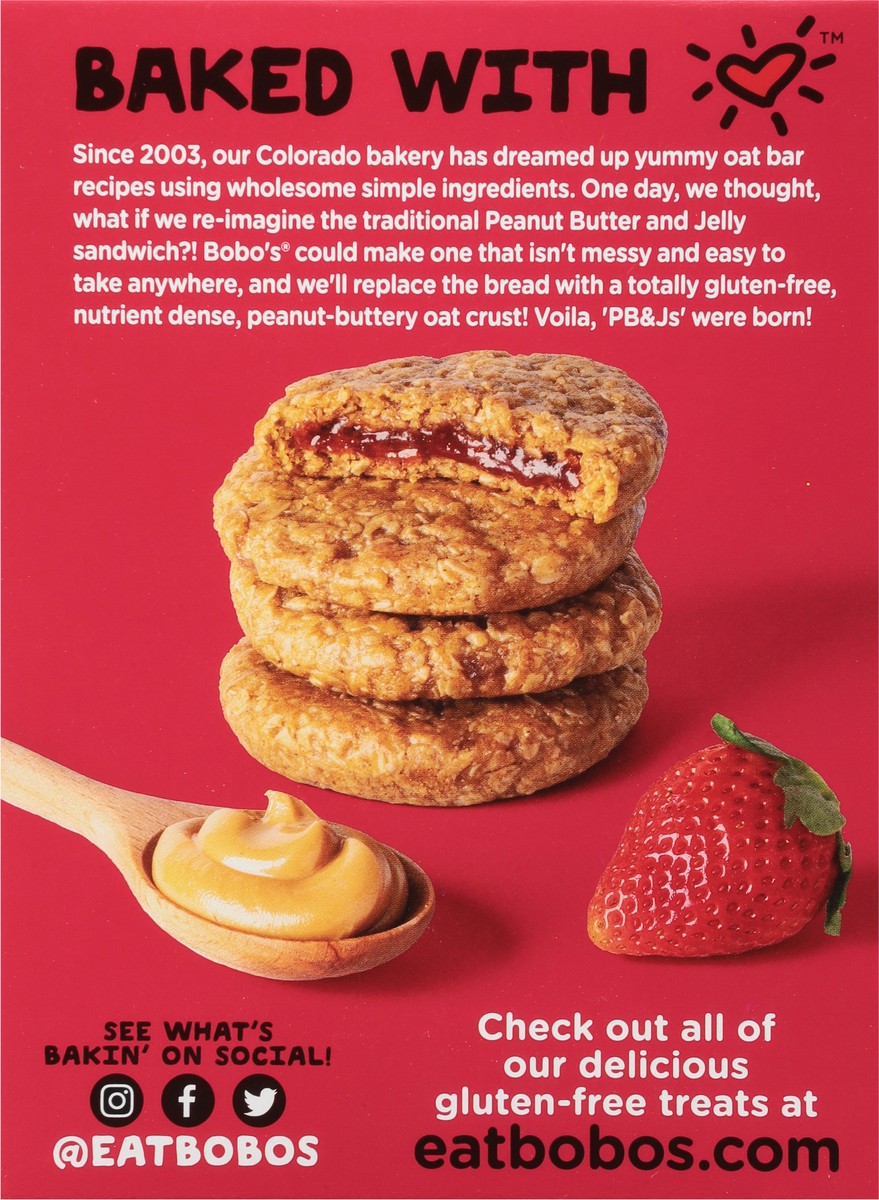 slide 13 of 13, Bobo's Strawberry PB&Js 4 - 2.1 oz Bars, 4 ct