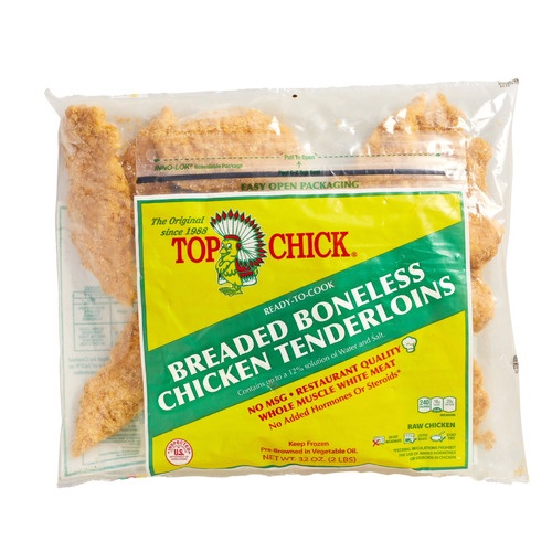 slide 1 of 1, Top Chick Chicken Breast Tenders, per lb