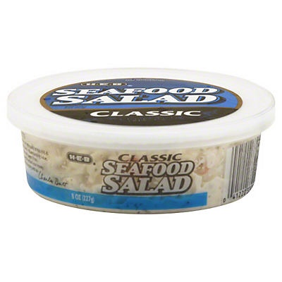 slide 1 of 1, H-E-B Classic Seafood Salad, 8 oz