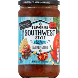 Signature Select Southwest Hot Salsa Jar - 24 Oz