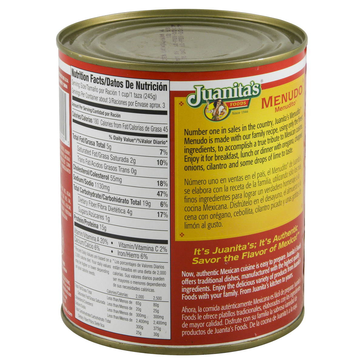 slide 2 of 4, Juanita's Foods Juanitas Menudito Menudo - 25oz, 